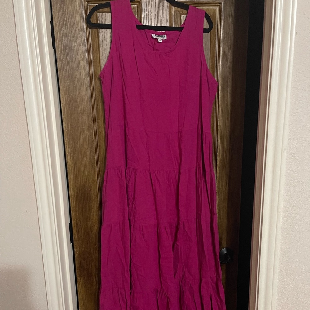 Pink maxi dress